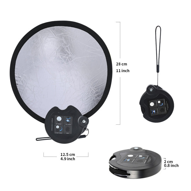 30CM Double-sided Beauty Photo Live Broadcast Fill Light Board Comes With Storage Box