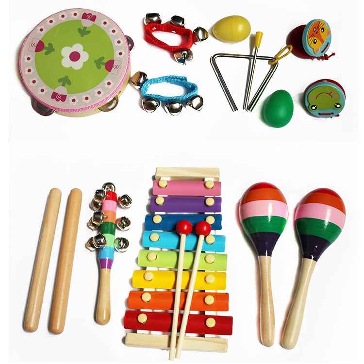 14PCS/Set Children Orff Percussion Playset