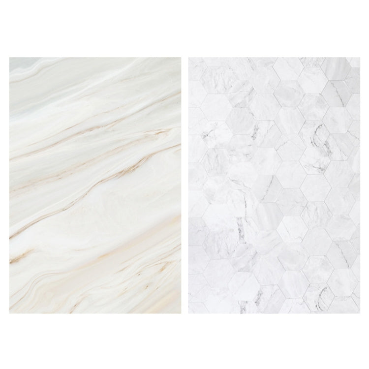 2 PCS 3D Stereoscopic Double-sided Photography Background Board, Flower Rhyme 1, Flower Rhyme 2, Flower Rhyme 3, Light Shadow Magic 1, Light Shadow Magic 2, Afternoon Tea, Quiet Life, Food, Clear Makeup Bath, Water Ripple, Casual Hand, Hand Drawn Red G...