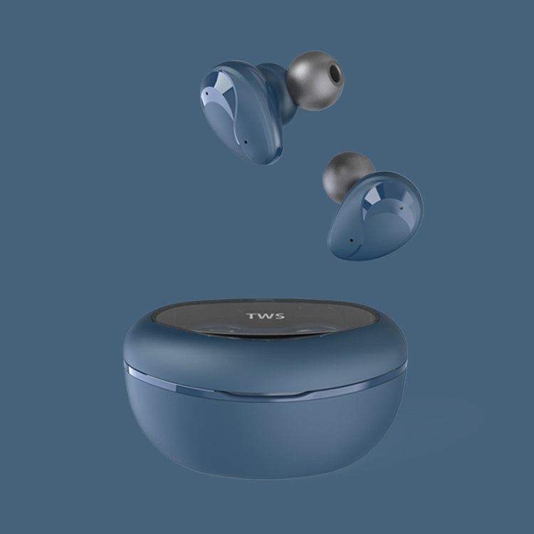 Mini Wireless With Charged Power Display ENC Bluetooth Headset, Blue, Black, Pink