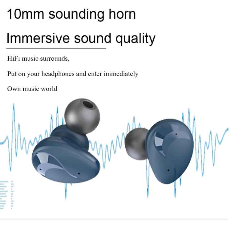 Mini Wireless With Charged Power Display ENC Bluetooth Headset