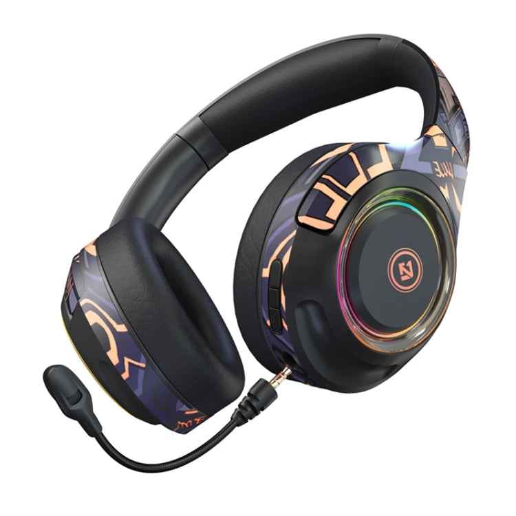 EL-A2 Gaming Ambient Light Folding Wireless Bluetooth Headset