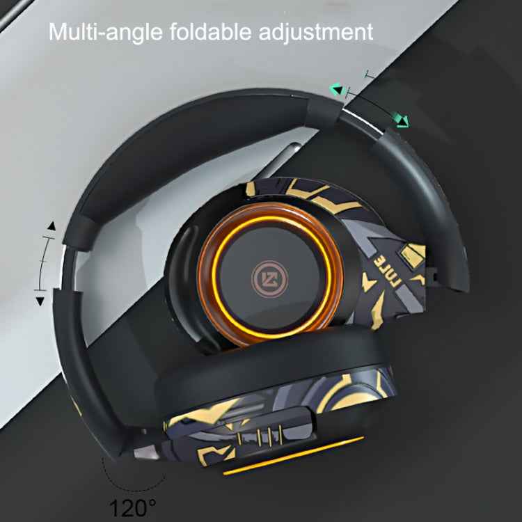 EL-A2 Gaming Ambient Light Folding Wireless Bluetooth Headset