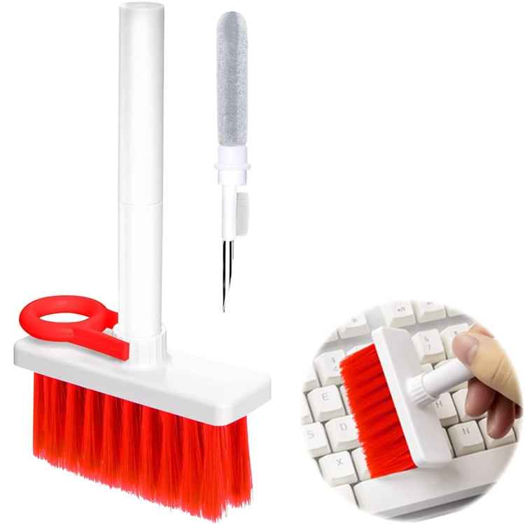 2 PCS 5 In 1 Earbud Cleaning Pen + Keyboard Cleaning Brush + Key Cap Puller