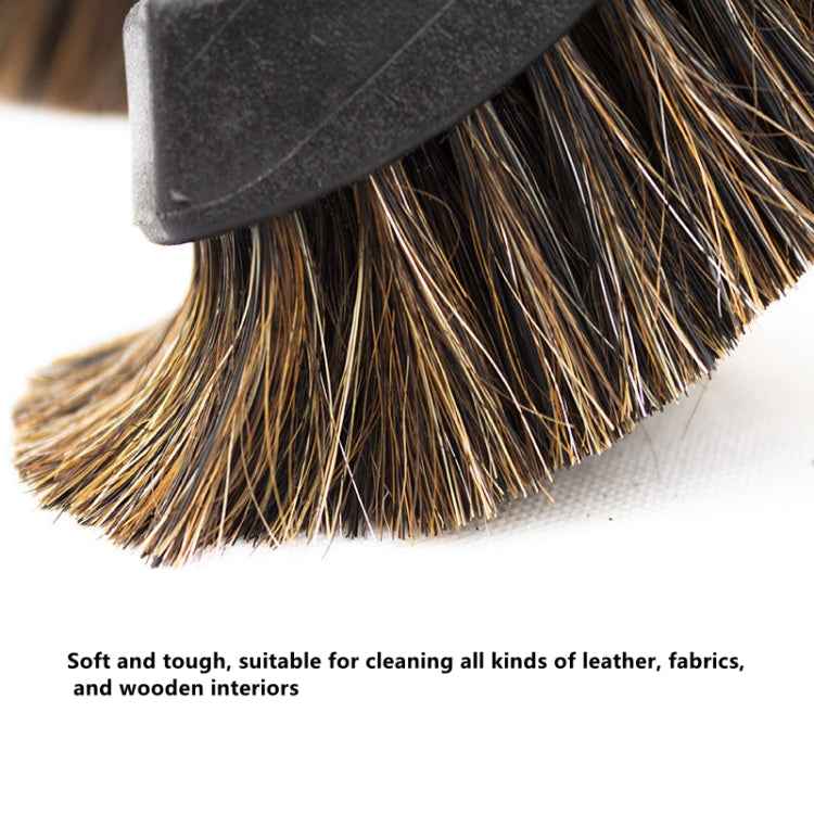 Car Horsehair Interior Leather Brush