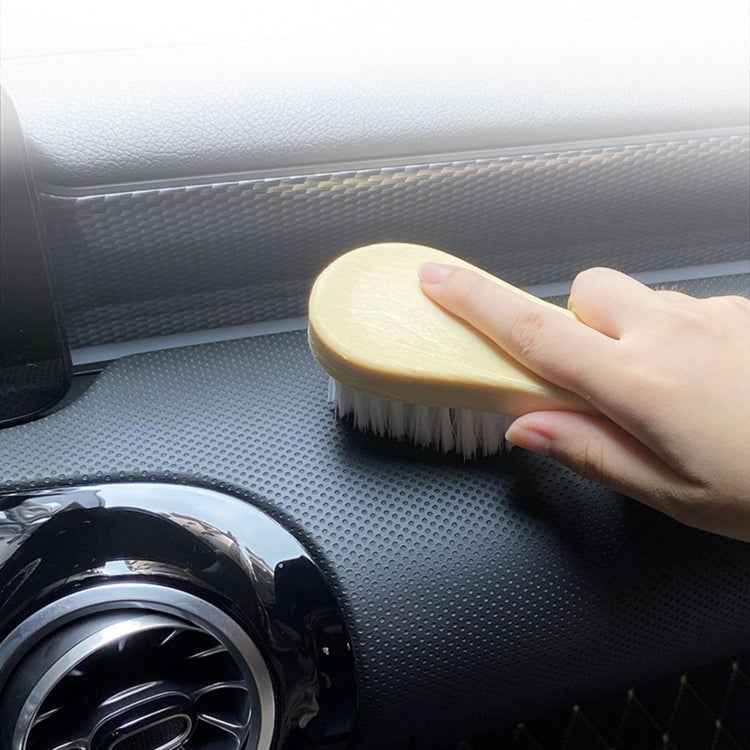 Car Interior Cleaning Brush Soft Hair Chair Brush, White Soft Hair
