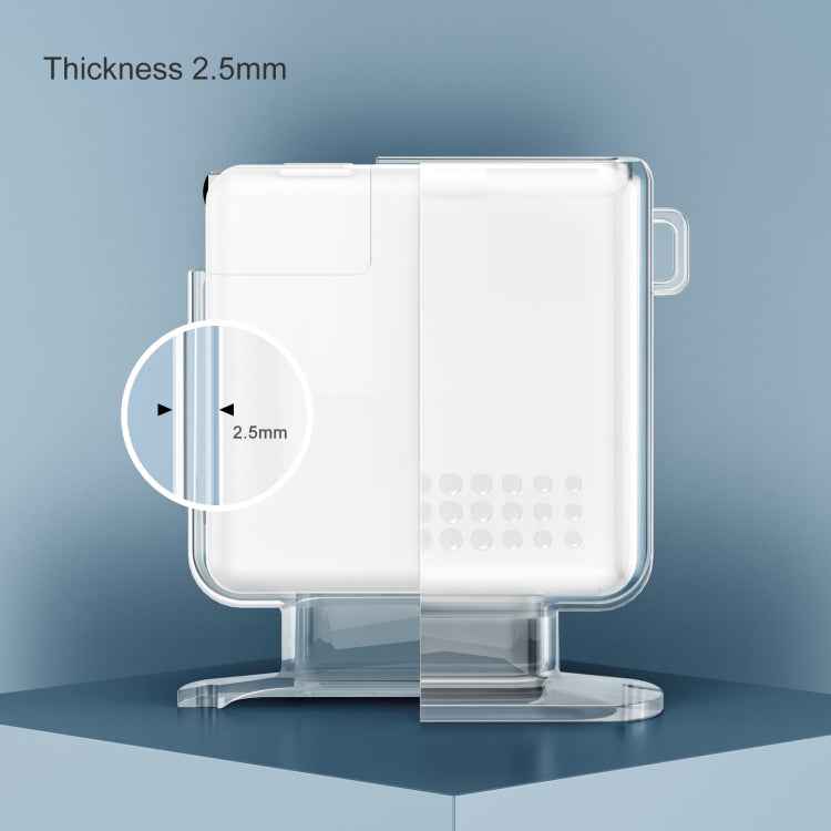 OATSBASF Transparent Silicone Power Protective Case For IPhone MacBook Pro Air, 20W