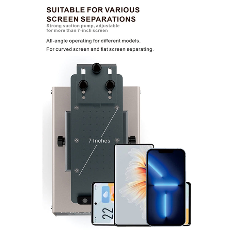 BAKU BA949C Heated 360-degree Rotating Fast LCD Screen Splitter