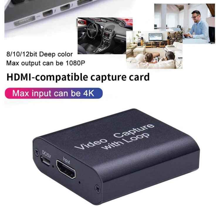 USB To HDMI HD Video Capture Card Supports 4K X 2K