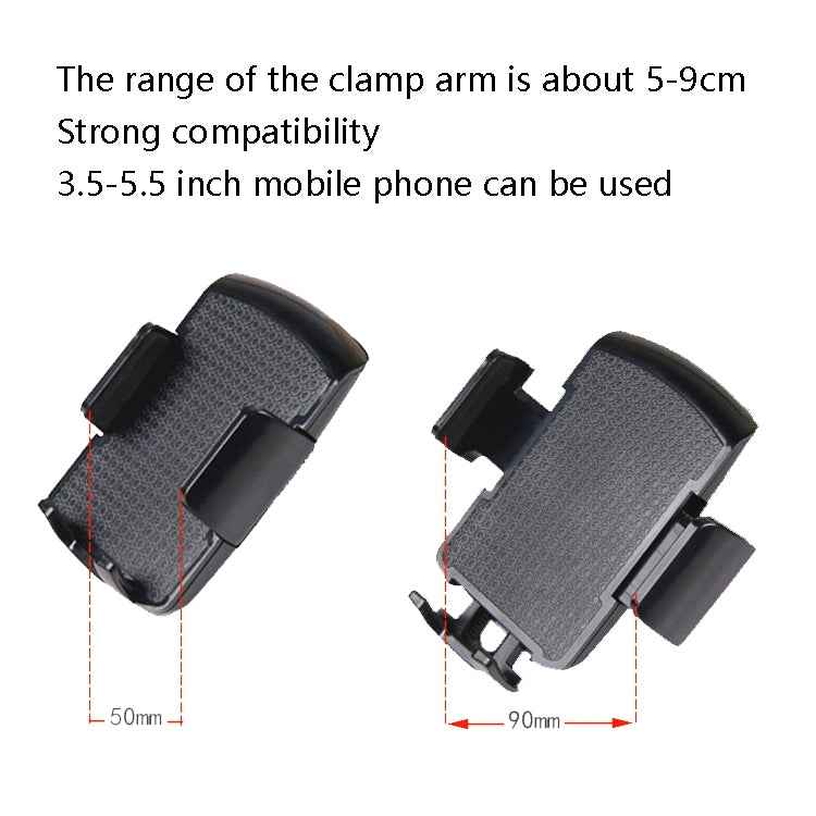 Air Inlet Cup Seat 2 In 1 Universal Long Hose Car Mobile Phone Bracket