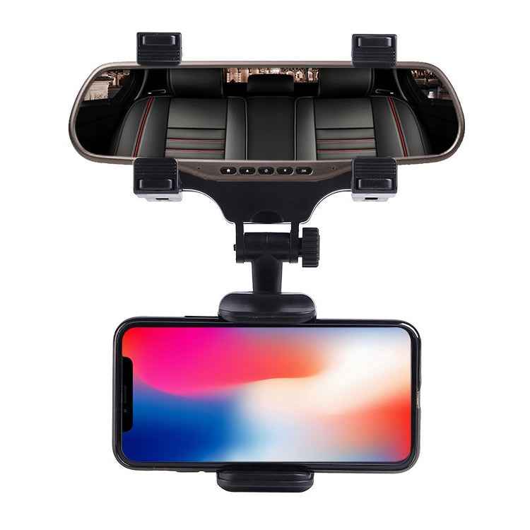 Car Rearview Mirror Universal Navigation Mobile Phone Bracket