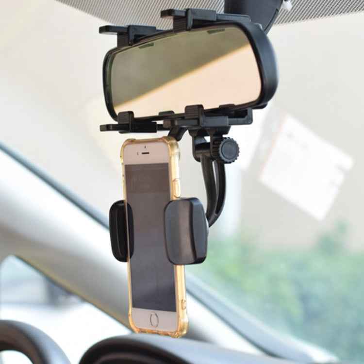 Car Rearview Mirror Universal Navigation Mobile Phone Bracket