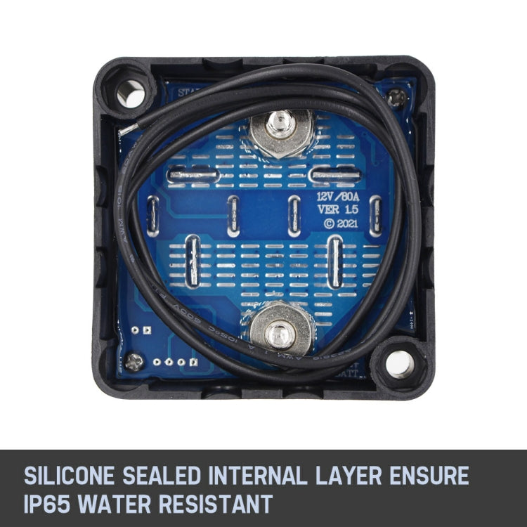 12V 140A Route Yacht Off-Road Car Beach Car Double Battery System Voltage Sensitive Relay, 12V 140A