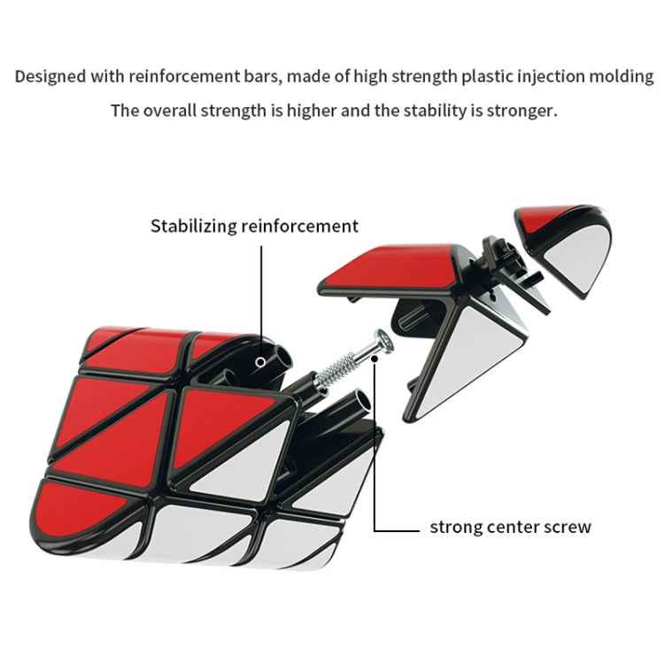 Carbon Fiber Membrane Third-order Magic Cube Children Educational Toys, YuXin Pyramid Cube