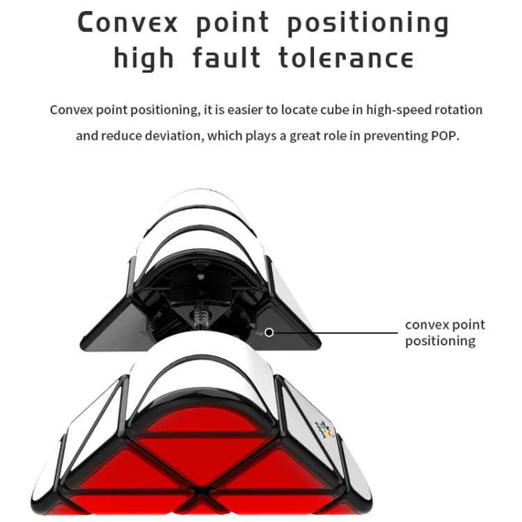 Carbon Fiber Membrane Third-order Magic Cube Children Educational Toys, YuXin Pyramid Cube