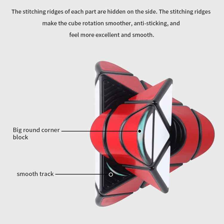 Carbon Fiber Membrane Third-order Magic Cube Children Educational Toys, YuXin Pyramid Cube