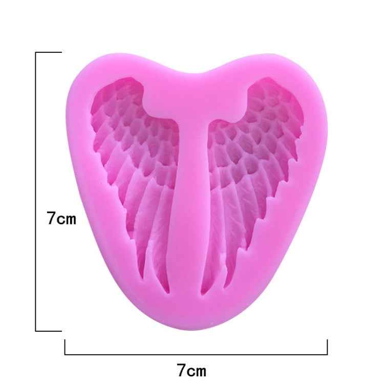 5 PCS Angel Wings Cake Silicone Mold Baking Tool