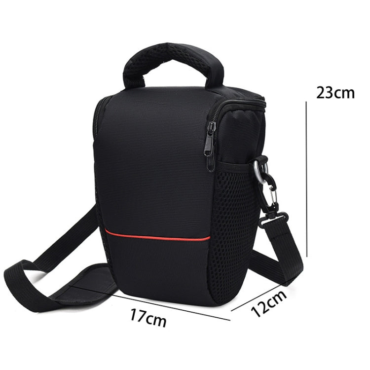 Byk-1683 Triangular Waterproof and Wear-resistant Camera Bag, Red, Yellow