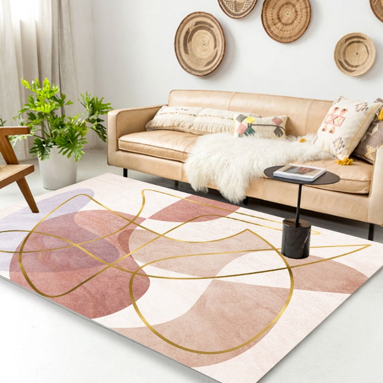 Modern Abstract Geometric Living Room Rug Coffee Table Cushion, 80x120cm, 80x160cm