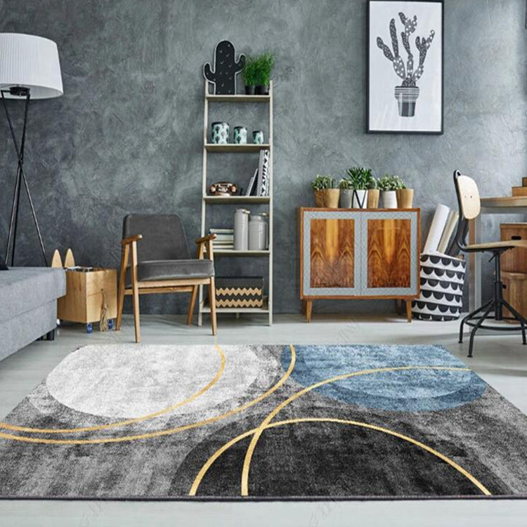 Modern Abstract Geometric Living Room Rug Coffee Table Cushion, 80x200cm, 120x160cm