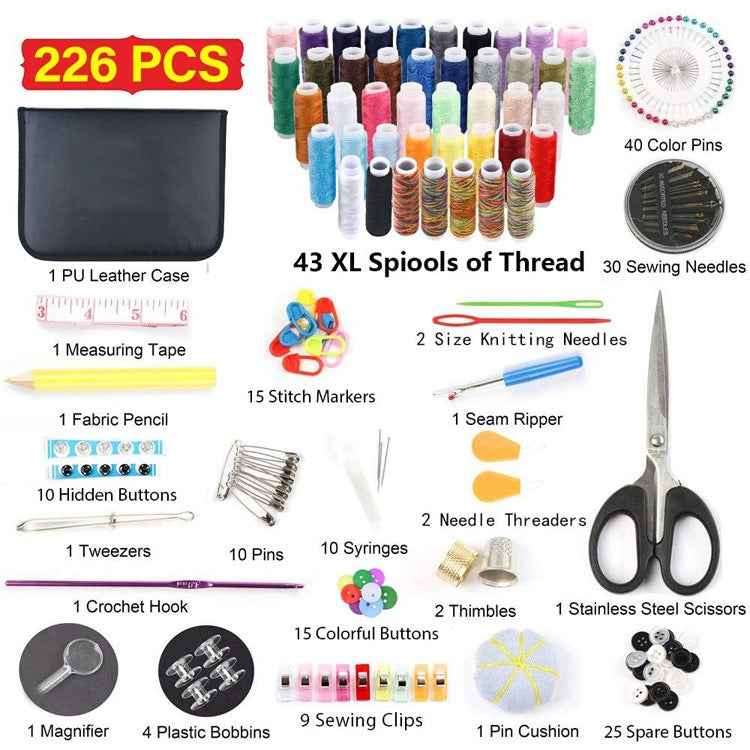 226 In 1 Multifunctional Portable Sewing Box Set