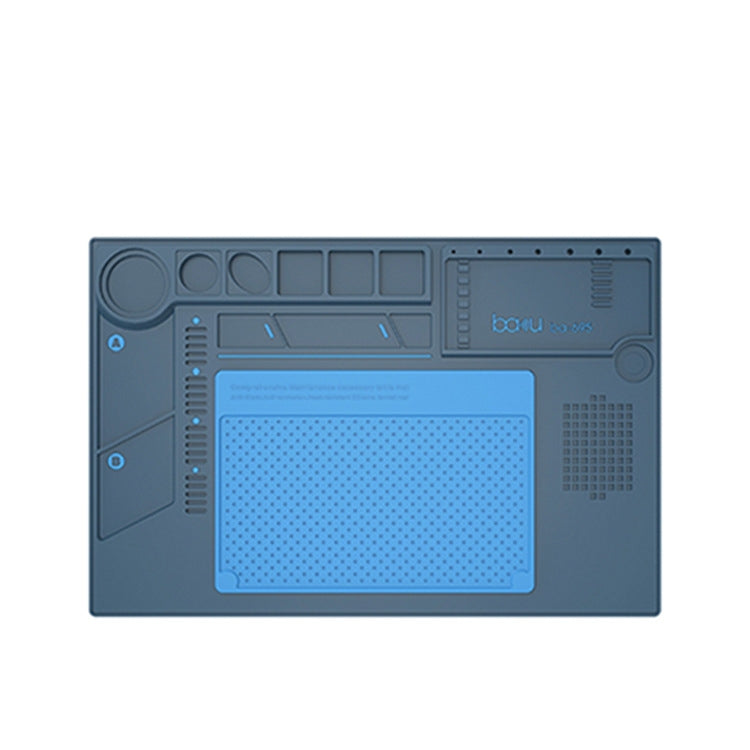BAKU BA-695 2 in 1 TPR+Silicone Computer Phone Repair Desk Mat Heat Resistant Insulation Mat