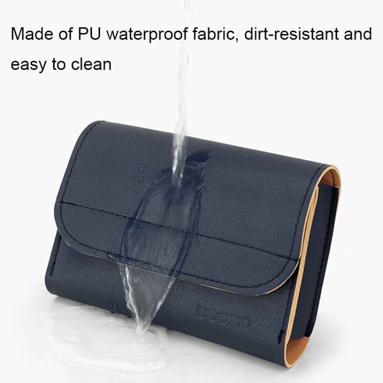 Baona BN-Q009 Small Leather Mouse Charger Storage Bag