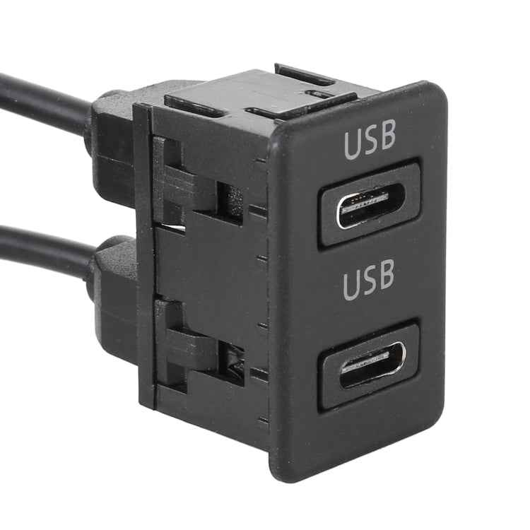Car Universal Modification Dual Type-C Interface, Type-C+Type-C