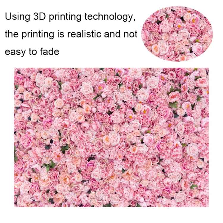2.1m X 1.5m Pink Rose Wall Background Festive Party Photography Cloth