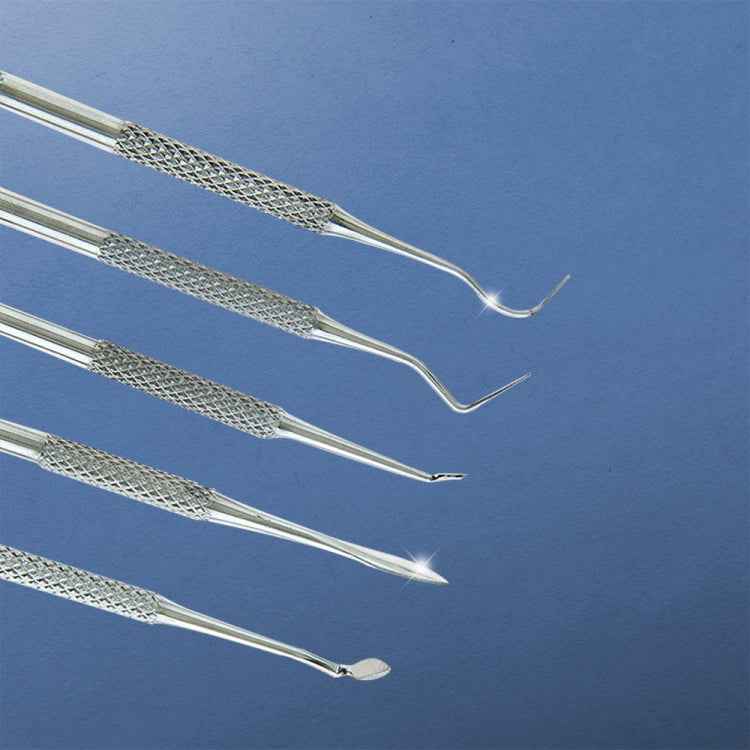 12 In 1 Stainless Steel Wax Carving Knife Dental Tool Set Clay Modeling Tool