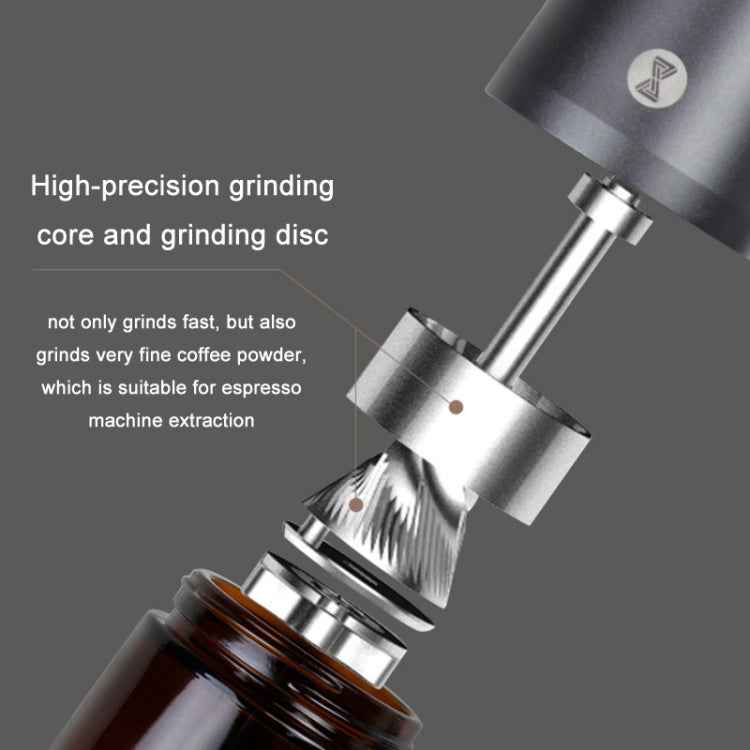 Manual Stainless Steel Core Dual Shaft Hand Crank Coffee Bean Grinder