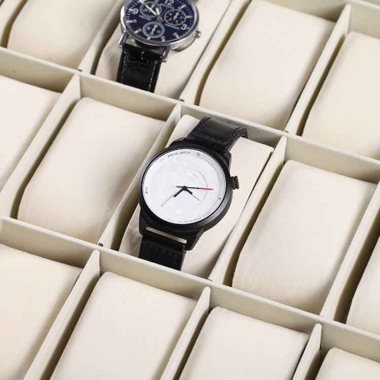 24 Bit PU Leather Watch Storage Box Display Box