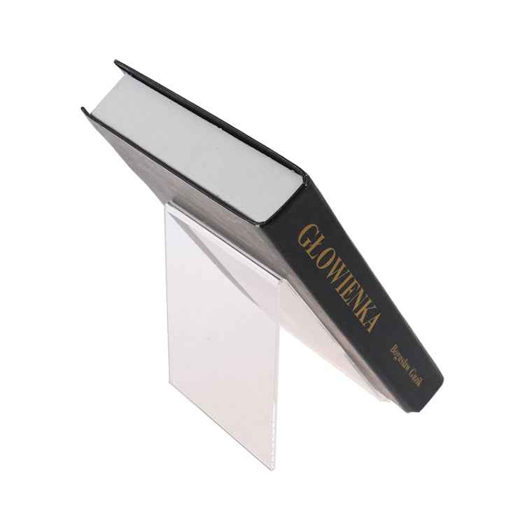 2 PCS Acrylic Display Stand Transparent Book Shelf Photo Frame Holder, 100 x 115 x 145mm
