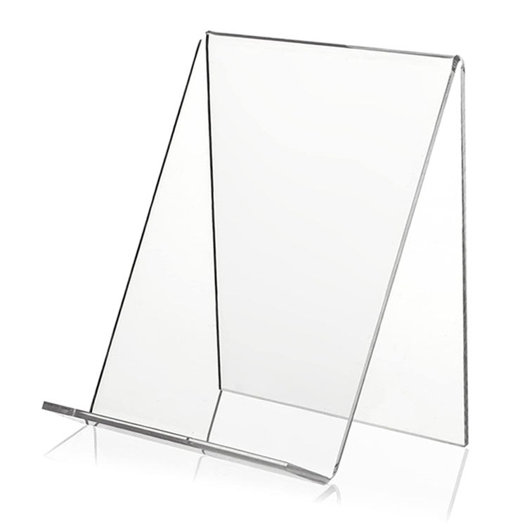 2 PCS Acrylic Display Stand Transparent Book Shelf Photo Frame Holder, 100 x 115 x 130mm