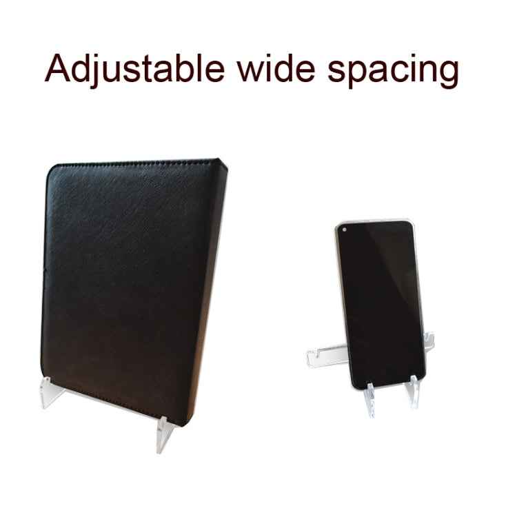 Acrylic Bookshelf Transparent Book Display Stand Magazine Picture Frame Stand