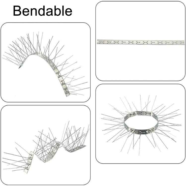 50cm Long Bird Repellent Anti-cat Thorn Stainless Steel Anti-bird Thorn