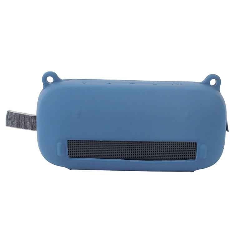 Speaker Silicone Protective Cover For Bose Soundlink Flex, Style 2 Dark Blue, Style 2 Stone Blue, Style 2 Black, Style 2 Silver Gray