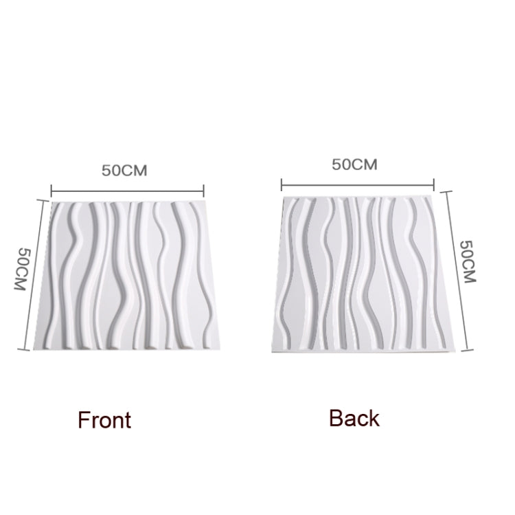 PVC Material Stereo 3D Shooting Background Board Photo Props,50 X 50cm, D081 Waves White, D094 European -style White, D095 Square Brick White, D105 Ripple White, D133 Cook White, D137 Simple White