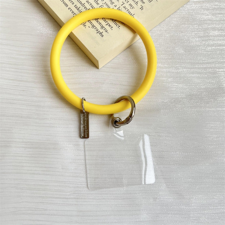 3 PCS Phone Case Silicone Bracelet Keychain Anti-fall Phone Lanyard with Patch, Pink, Purple, Blue, Lemon Yellow, Orange, Red, Black, White, Mint Green