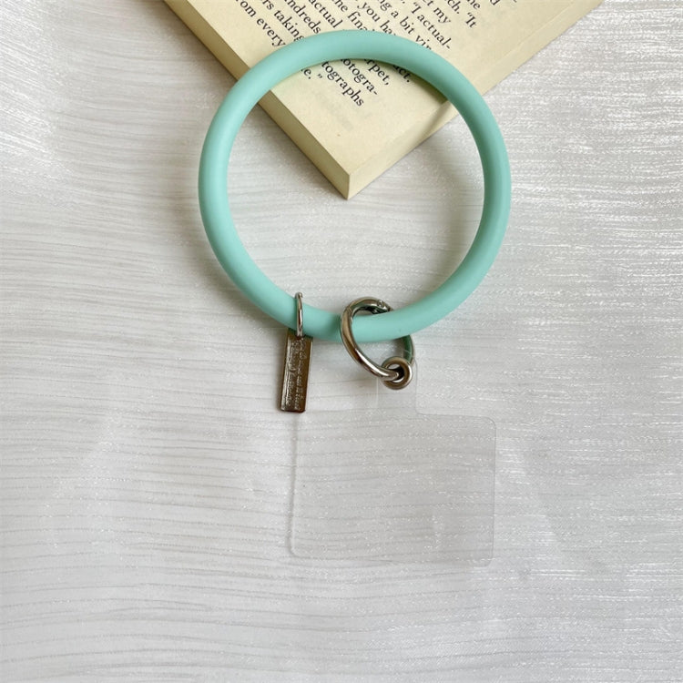 3 PCS Phone Case Silicone Bracelet Keychain Anti-fall Phone Lanyard with Patch, Pink, Purple, Blue, Lemon Yellow, Orange, Red, Black, White, Mint Green