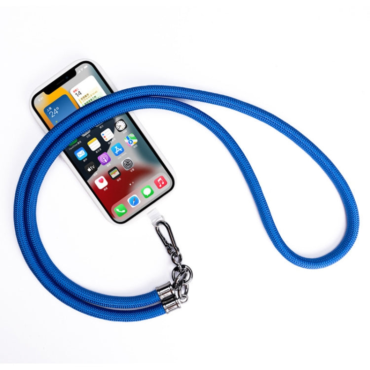 Mobile Phone Mountaineering Rope Lanyard Can Be Hung Neck Or Crossbody, Black, Orange, Sky Blue, Red, Gem Blue, Violet, Brick Orange