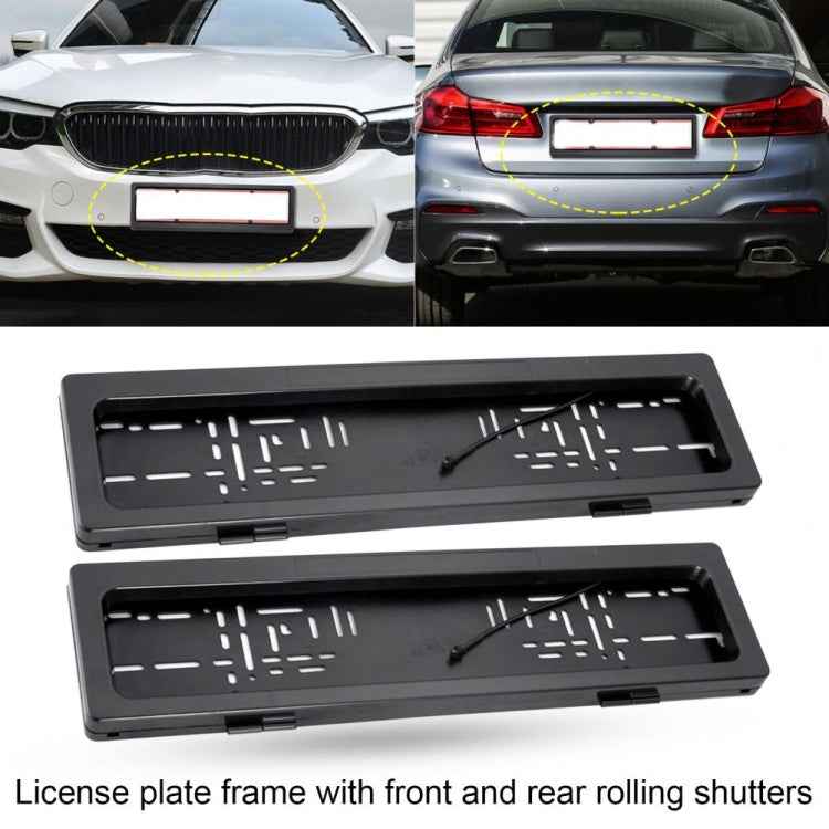 European Standard Electric License Plate Roller Shutter Protective Cover