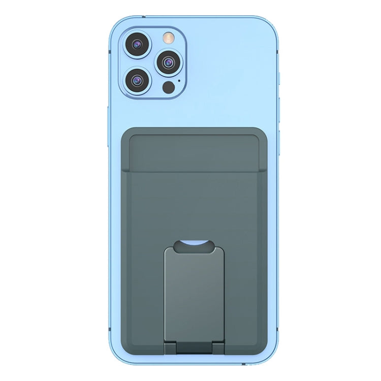 CY133H Silicone Magnetic Phone Holder with Card Holder Function