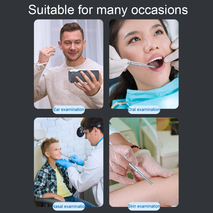 Otoscope intelligent TESLONG MS450 4,5 pouces HD avec carte mémoire de 32 Go, MS450