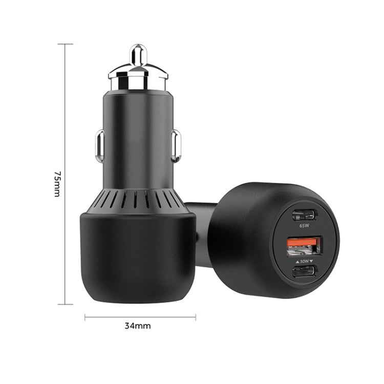 IBD350-1U2C PD30W+PD65W+QC Car Phone Charger