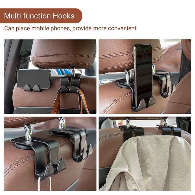 Multifunctional Car Seat Hook Lock Type Mobile Phone Holder