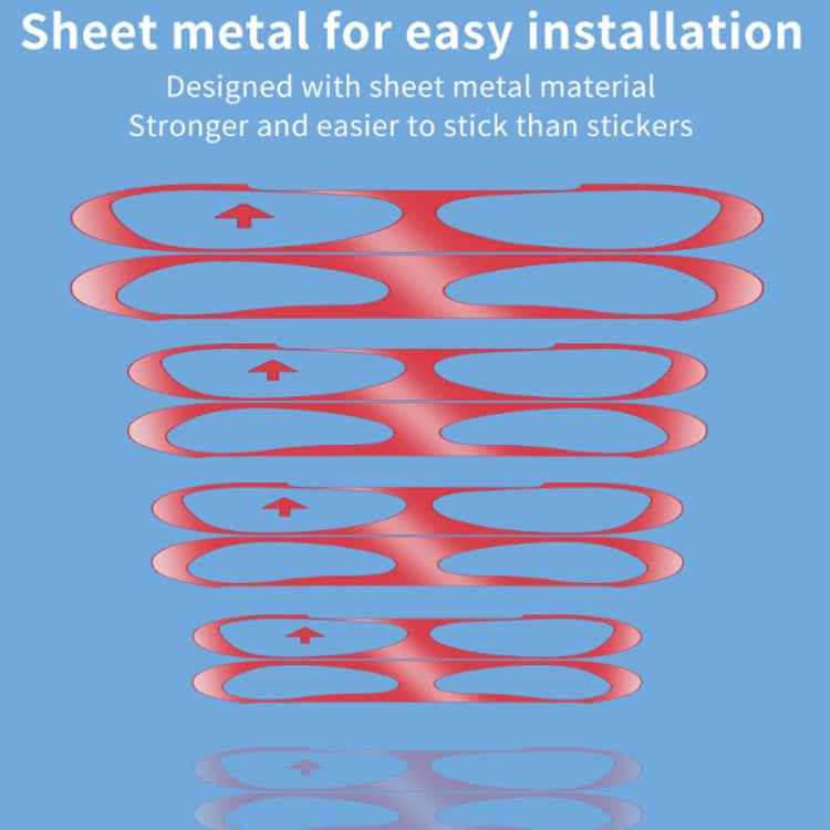 2 PCS Headphone Inner Cover Sticker Dustproof Protective Film For Airpods 3