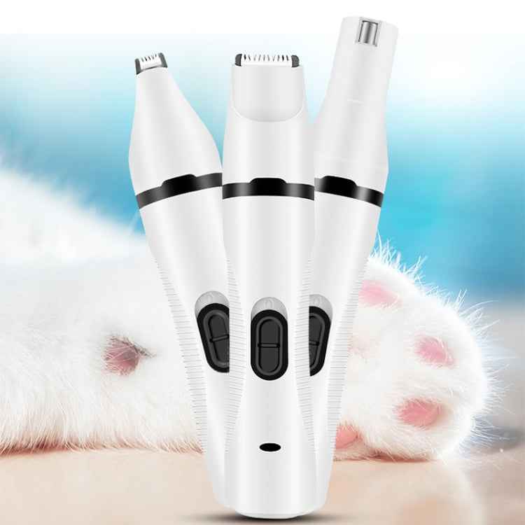 Pet USB Electric Shaver Dog Hair Trimming Nail Polisher