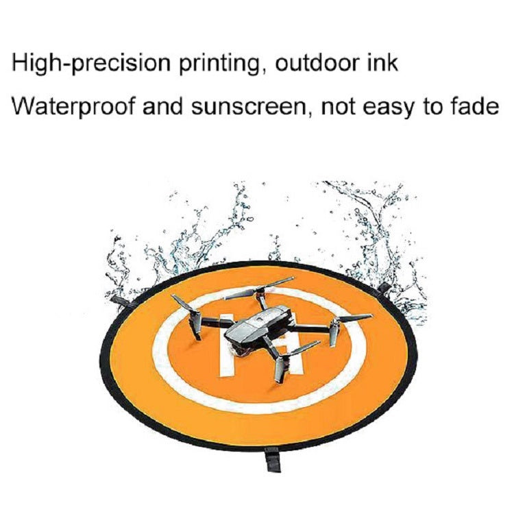 Universal Foldable Helipad Landing Pad For Drone, Diameter 55cm Blue Orange, Diameter 75cm Blue Orange, Diameter 90cm Blue Orange, Diameter 110cm Blue Orange