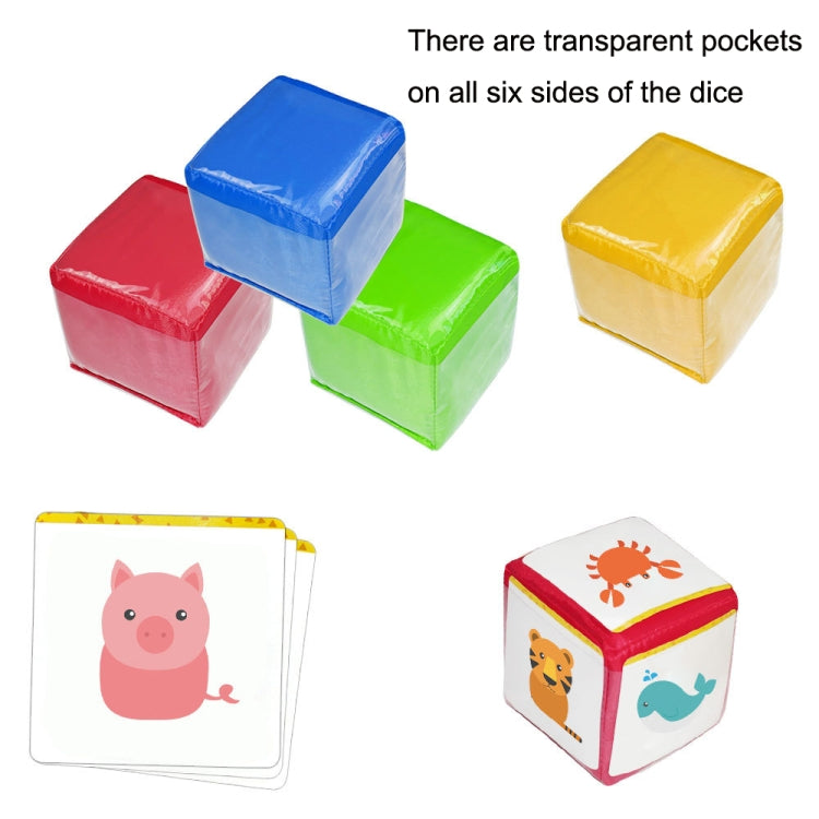 4 PCS / Set Portable Dice Toys Storage Bag Educational Early Education Toy, 4 PCS / Set